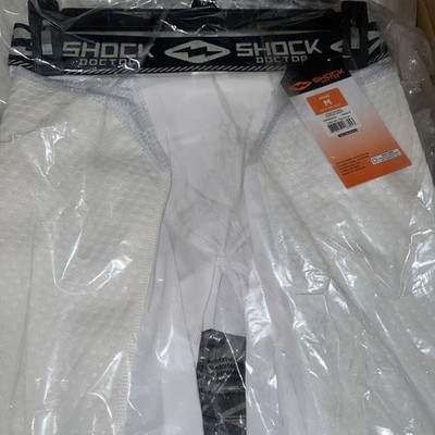 Shock Doctor Core Pad Sliding Shorts Men's medium 32-34 White buy