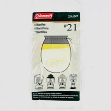 Coleman 4 Pack of #21 String Tie Gold Top Mantles 200 220 228 275 288 290 295