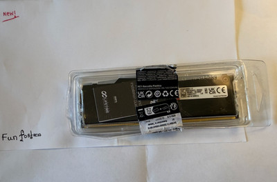 Kingston FURY  8 GB (Kit of 1x 8 GB)RAM DDR5 6000 Mhz RGB EXPO   In-Hand  
