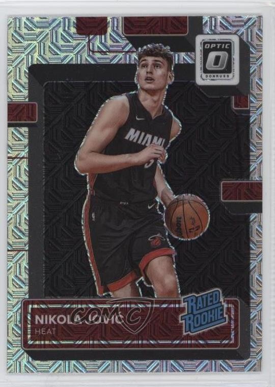2022-23 Panini Donruss Optic Rated Rookie Choice Prizm Nikola Jovic #224 01w3