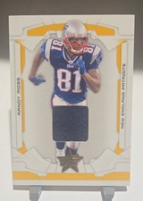 2008 Leaf Rookies & Stars - Randy Moss #58 Gold Materials (MEM)