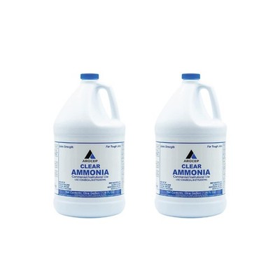 Clear Ammonia Cleaner Liquid, 2 Gallon, Multipurpose, Multi-Surface Cleaning ...