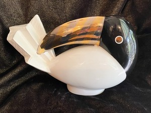 1985 GOEBEL Artist-Signed Stylized CERAMIC TOUCAN #3893514 W. Germany