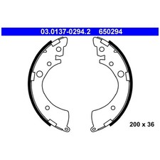 ATE Bremsbackensatz hinten 03.0137-0294.2 43153SJ6023 43153ST0J01 | 22208198