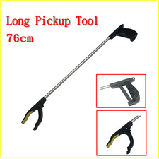 Long Reach Grabber pick up tool Litter Trash picker Hand held 76cm reacher NEW
