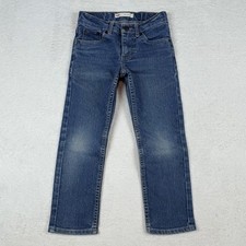 Levis 511 Slim Jeans Boys 6 Regular Medium Wash Denim Straight Adjustable Waist