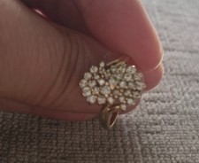 18ct yellow gold 1.5ct ring size R