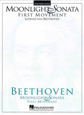 Moonlight Sonata First Movement - Easy Piano Solo by Beethoven HL00349003 