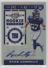 2019 Panini Contenders Optic Holo Prizm Rookie Ticket Ryan Connelly Auto 0a3