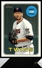 2018 Topps Heritage #682 Lance Lynn Minnesota Twins