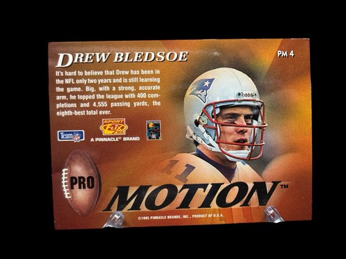 1995 Pinnacle Sport Flix Drew Bledsoe #PM4 Pro Motion - Picture 4 of 5