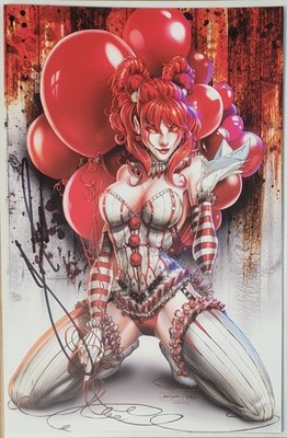 I MAKE BOYS CRY #1 Pennywise Virgin Variant - Signed by Jaime Tyndall w/COA