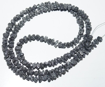 Perles Diamant Brut Blanc/gris – 5 Carats – Taille 1,5 à 2,5 Mm – Naturel