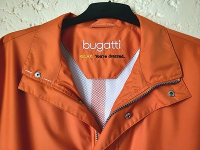 Leichter Blouson von Bugatti, Größe 52, Orange TOP Zustand