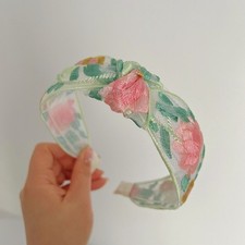 For Dating Lace Headband Wide Fabric Headband Lightweight Construction