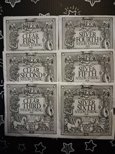 6 Ernie Ball Ernesto Palla Nylon Classical Clear-Silver Medium Strings Set New