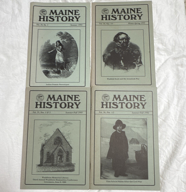 Maine History Vol 34 No 1 Summer 1994 Illustrated Indian Female Stereotypes