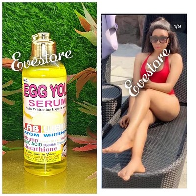 lab white  Egg Yolk serum  with Arbutin and kojic   