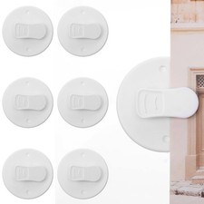 6 Pack Shower Curtain Clips, Self Adhesive Shower Windproof Splash Guard Spla...