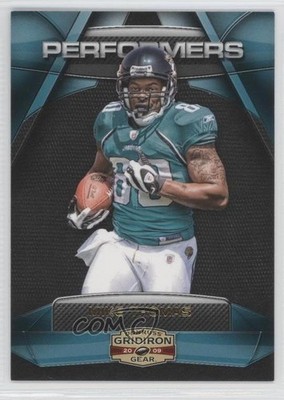 2009 Donruss Gridiron Gear Performers Gold 76/100 Mike Thomas #21 Rookie RC 0b2