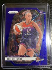 2024 Panini Prizm WNBA - Celeste Taylor #48 Blue Velocity Prizm (RC)