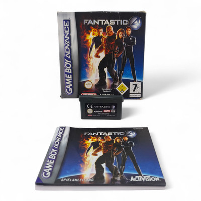 Nintendo GameBoy Advance - Fantastic 4 - OVP - Anleitung