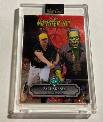 Paul Skenes Glitter Wild Card Monster Hit Monster Hunt Frankenstein 1/1 💰💰