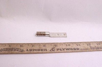 Izzy Lugs 2-Hole Compression Lug w/ 1/4 Stud for No.2 Wire l3-I22-14