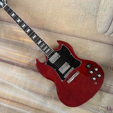 SG Red Electric Guitar HH Pickups mahogany body in stock USA Shipment HOT SALE!
