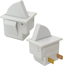 2Pcs Refrigerator Door Light Switch 2 Feet Compatible for GE Whirlpool Maytag