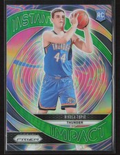 Nikola Topic 2024-25 Panini Prizm #3 Instant Impact Prizms Green