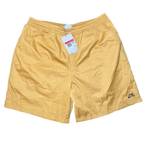 Nike SB Skateboard Shorts DH2892-777 Unisex Large Gold Black
