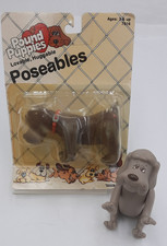 Tonka Pound Puppies Poseables BULLDOG  SPANIEL Figurines Vintage 1985