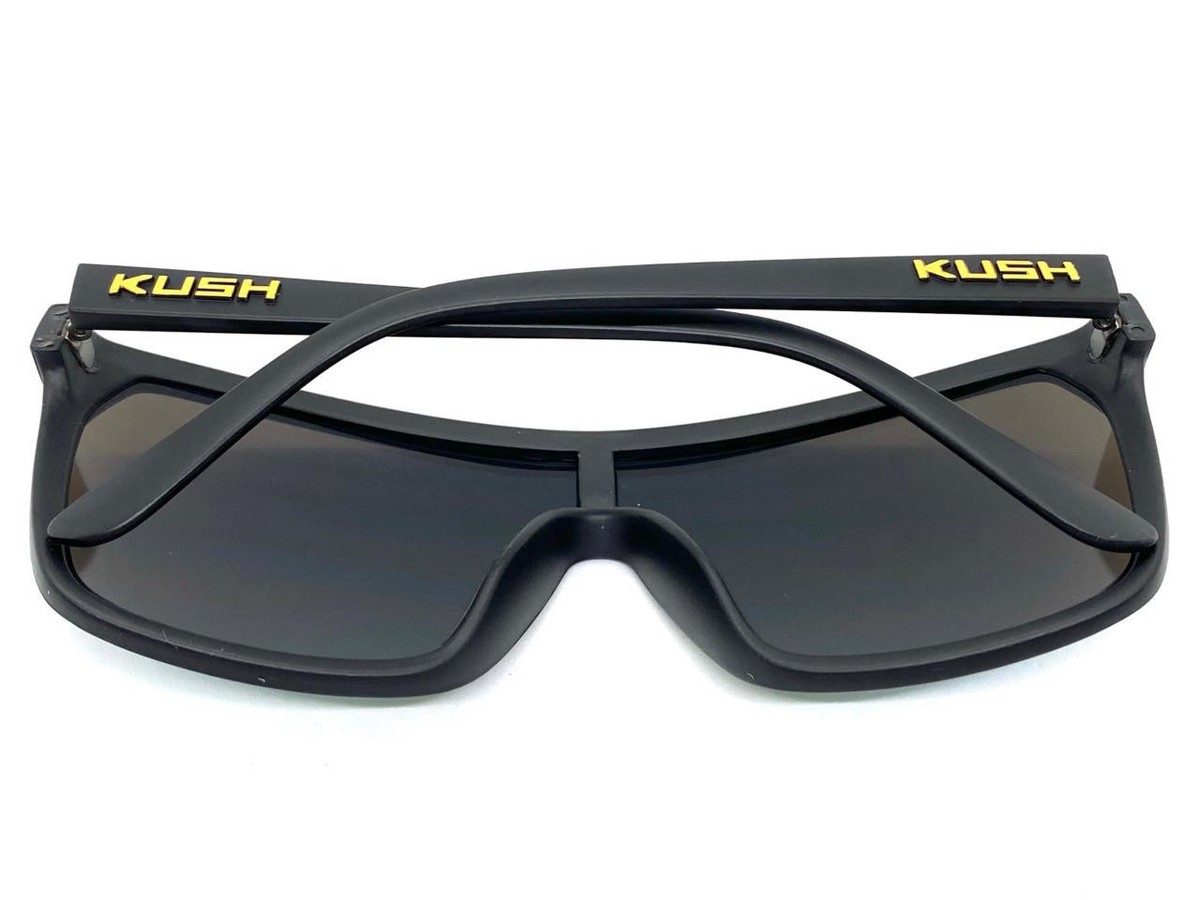 Oversize Modern Retro Wrap Shield Sporty KUSH SUNGLASSES Large