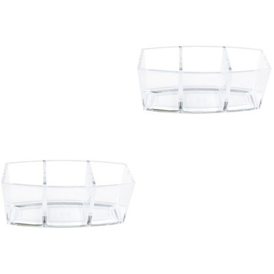  Set of 2 Desktop -Speicherorganisator Make-up-Aufbewahrungskoffer
