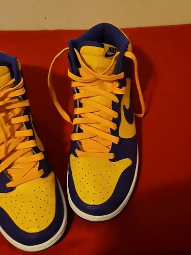 閠仙・ Dunk High 'Lakers' 邏ォ濶イ/驥題牡貅懷髷- 逕キ蠑10 遐- 隨ャ 8 蠑/蜈ア 9 蠑