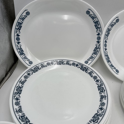 68pc Corelle Old Town Blue Onion 8 Complete Place Settings Platters Bowls + MORE - Picture 9 of 24