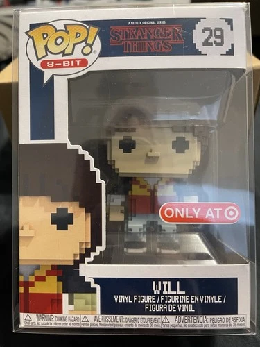 Funko Pop Stranger Things 8 Bit Will 29 In Pop Protector