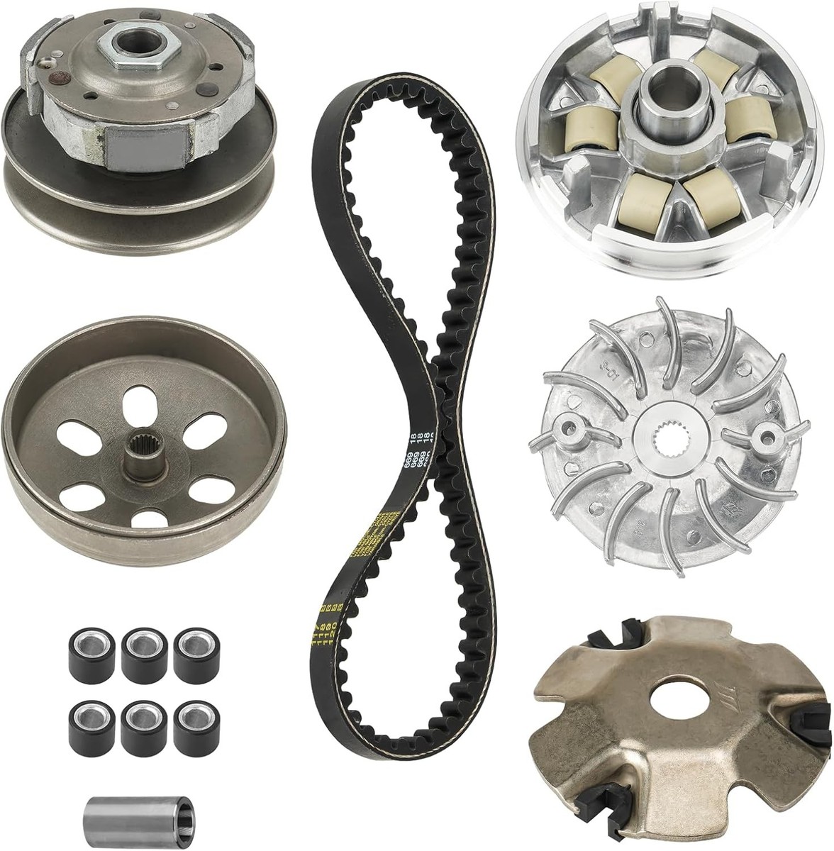 YOUXMOTO Fit for GY6 125cc 150cc Clutch Set & Variator Assembly
