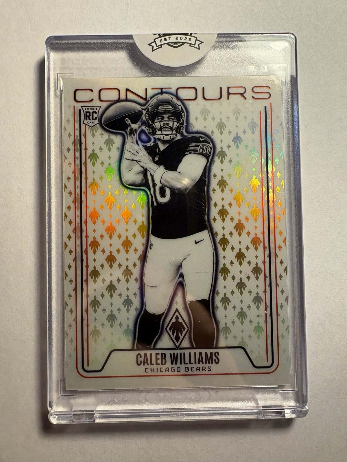 2024 Panini Phoenix - Contours Caleb Williams #CON-CWS /10 Gold Rookie Bears SSP