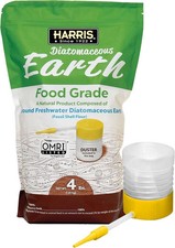 Diatomaceous Earth Food Grade, 4lb with Powder Duster Included in the Bag