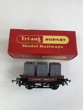 Triang Hornby R.340 3 Containers Wagon. Boxed, Good Condition
