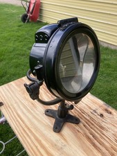 Antique Cincinnati Victor Co 9-12 Carbide Spot Search Light Wbracket Base
