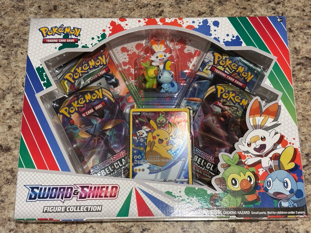 pokemon trading card game sword and shield figure collection Sword and Shield Figure Collection Box Factory Sealed New Pokemon TCG