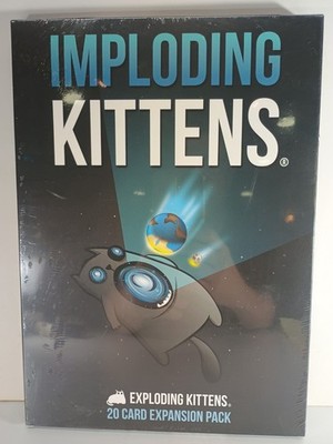 Imploding Kittens Card Game 20 Card Expansion Pack Exploding New
