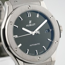 HUBLOT Classic Fusion Titanium 45mm 511.NX.8970.RX Green Warranty 2019 Box/Paper 13