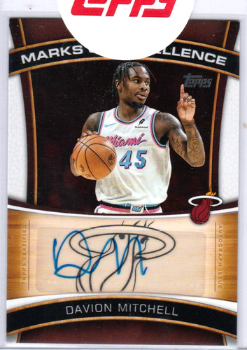 Davion Mitchell – 2025-26 Topps Basketball · Marks of Excellence #ME-DM Davion Mitchell
