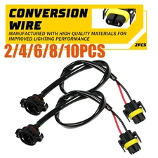 Fog Light Conversion Wire Harness Pigtail Extension REPLACE 5202 H16-H11 H82-10x