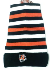 Cincinnati Bengals Hat Multi Team Colors Striped Cuffed Toboggan by Reebok