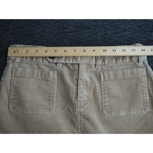 Sahalie Corduroy Skirt Womens Size 6 brown four pockets tan brown - Picture 6 of 7